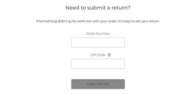 Need to submit a return?