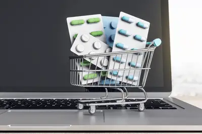 Medicines in a cart