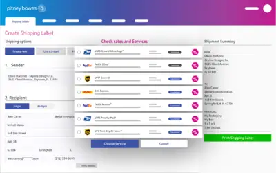 Pitneyship rates
