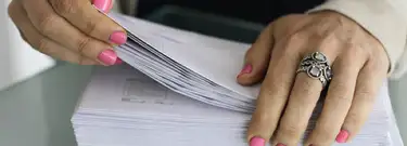 stack of paper 