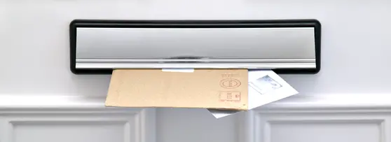 mailbox with envelopes